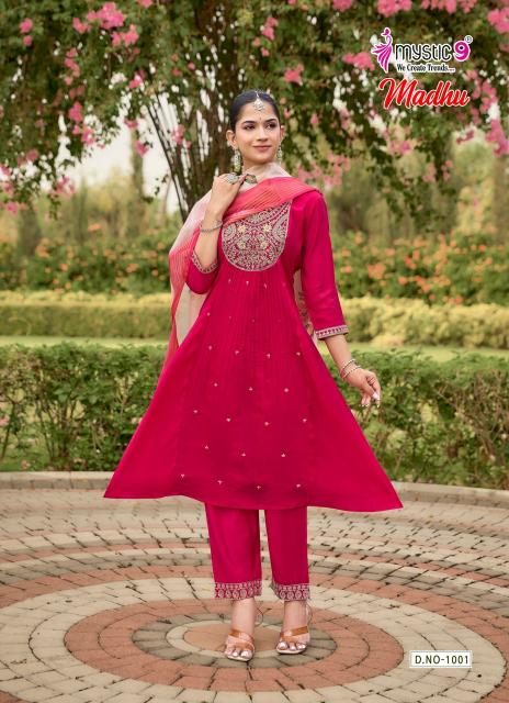 Mystic9 madhu vol 1 stitched kurtis wholesale
